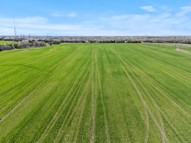 a view of a green field