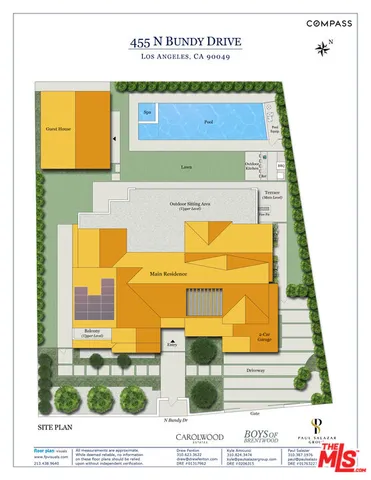 $14,995,000 | 455 North Bundy Drive, Los Angeles, CA 90049