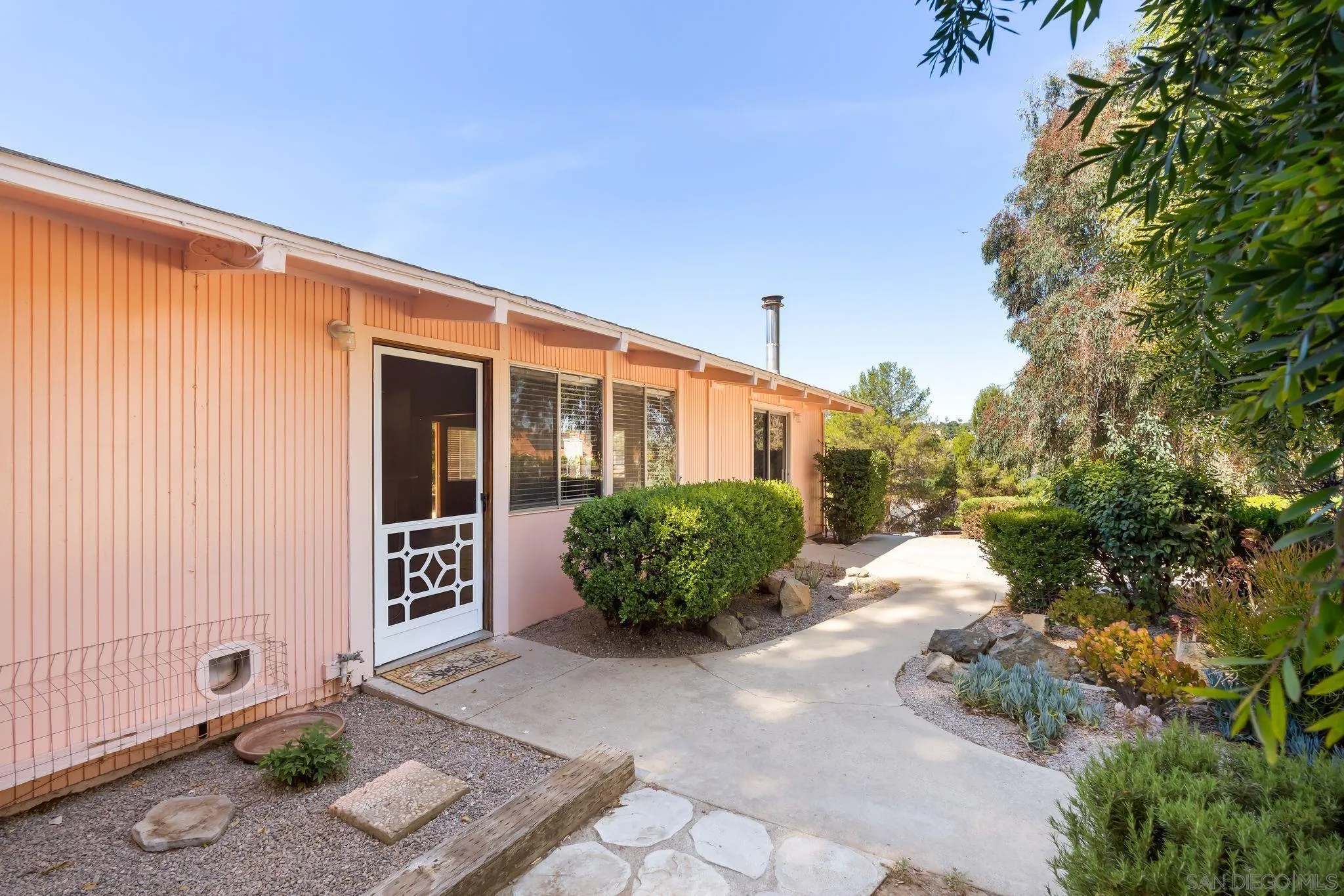 8968 Rocket Ridge Road Lakeside, CA 92040 - Photo 3 of 16 a view of a backyard