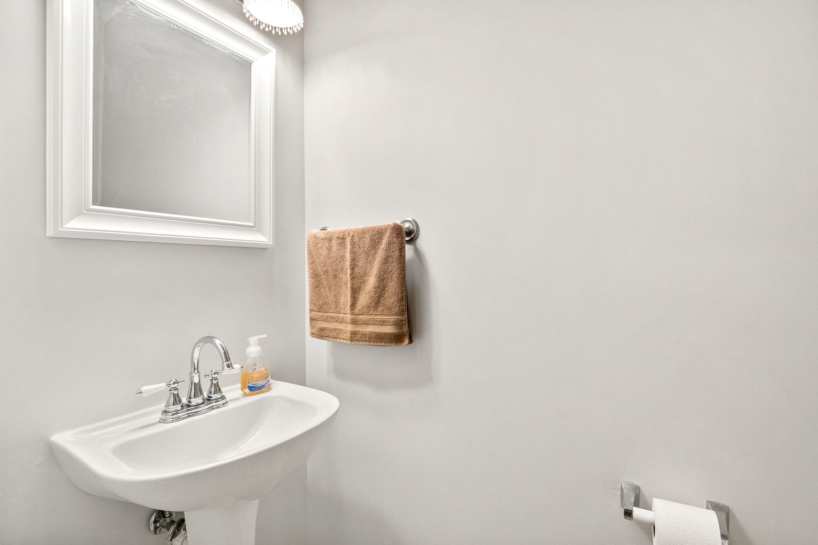 2854 Waterfront Avenue Algonquin, IL 60102 - Photo 16 of 29 a bathroom with a sink and a mirror