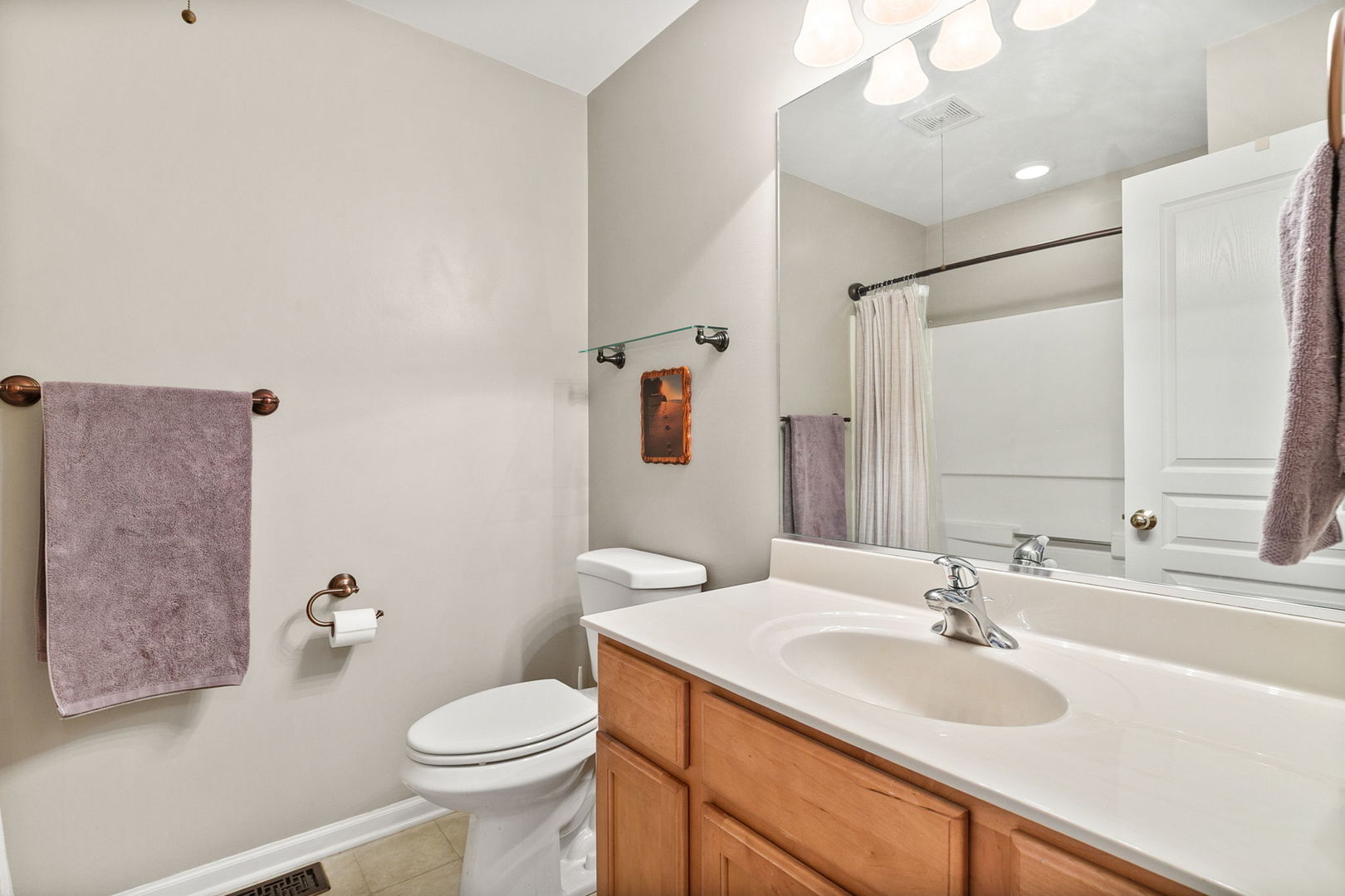 2854 Waterfront Avenue Algonquin, IL 60102 - Photo 23 of 29 a bathroom with a sink vanity mirror and toilet