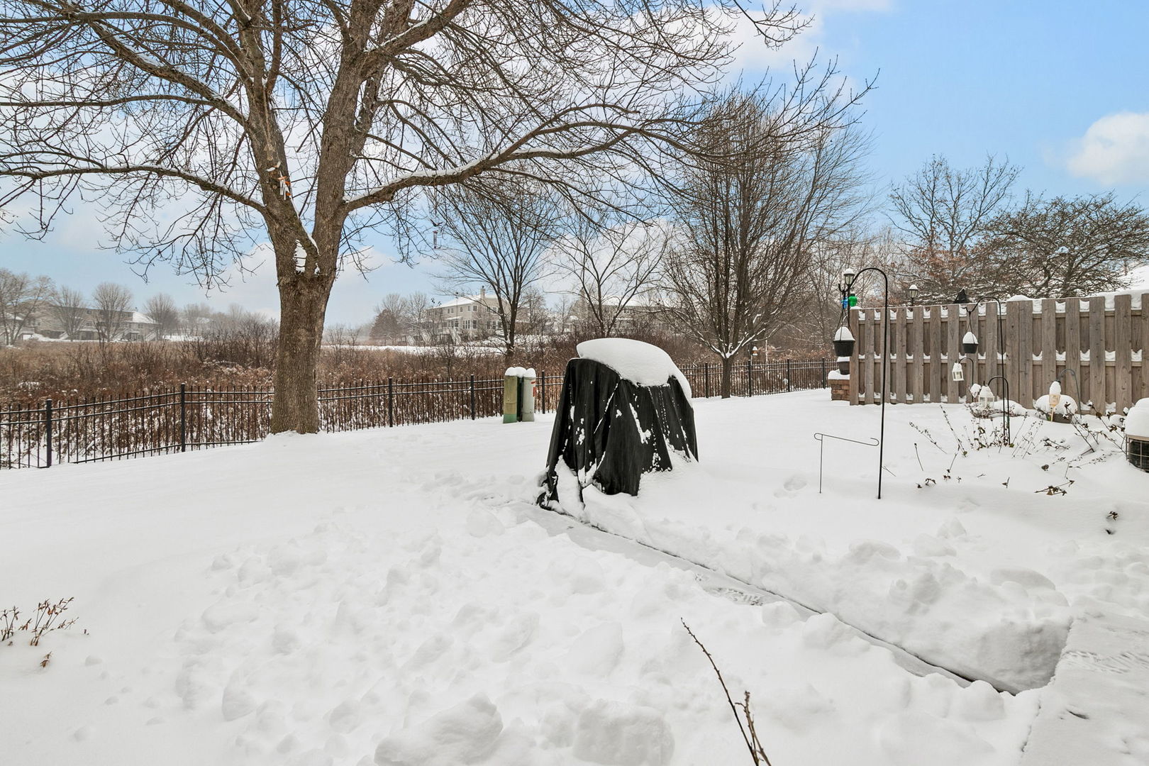 2854 Waterfront Avenue Algonquin, IL 60102 - Photo 25 of 29 a view of snow on the side of a road