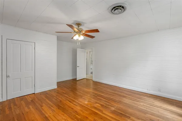wooden floor in a room