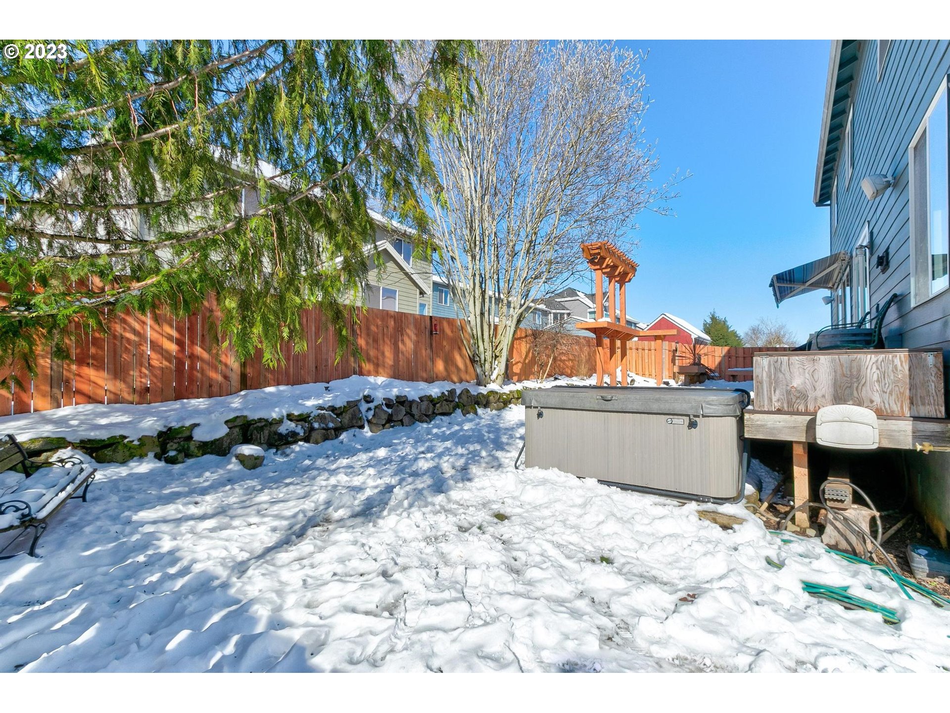 23891 Southwest Middleton Road Sherwood, OR 97140 - Photo 31 of 31 a view of a backyard of the house
