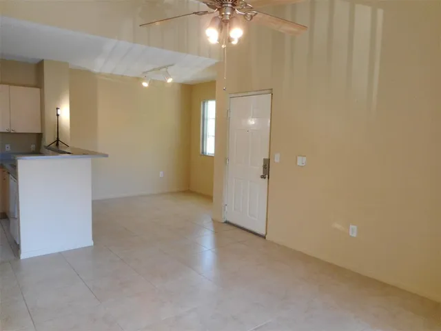 a view of a livingroom with a bathroom