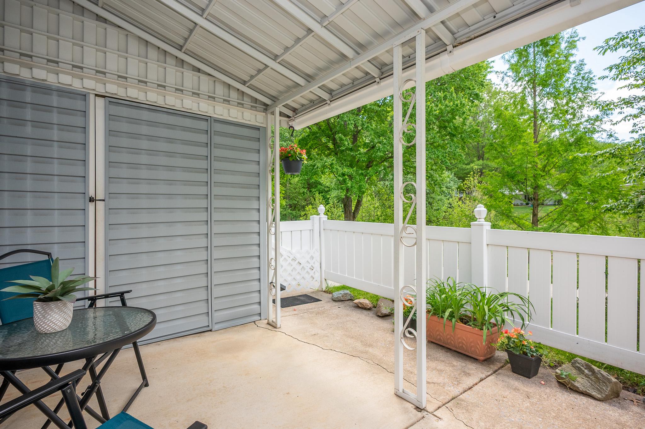 3160 Adderley Court, Unit 242A Silver Spring, MD 20906 - Photo 18 of 36 Serene patio With Nature Views