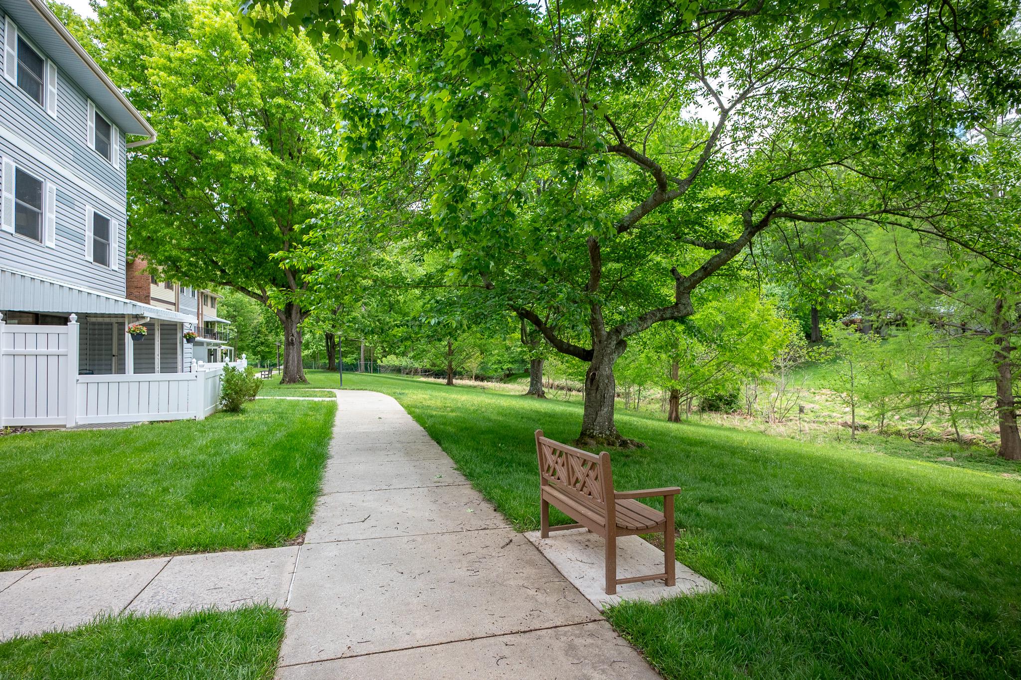 3160 Adderley Court, Unit 242A Silver Spring, MD 20906 - Photo 19 of 36 Tranquil Path Outside The Door