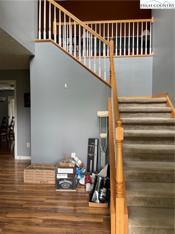 298 Russelton Road Boone, NC 28607 - Photo 18 of 28 a view of entryway with wooden floor