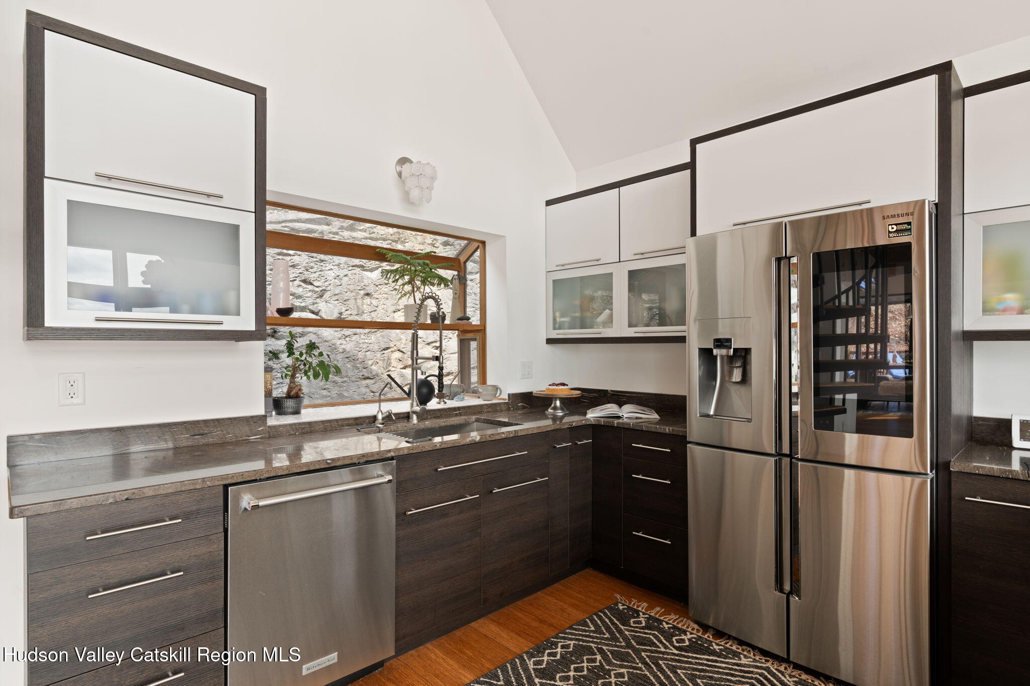 15 Oakes Road Highland, NY 12528 - Photo 14 of 48 a kitchen with stainless steel appliances granite countertop a refrigerator and a sink