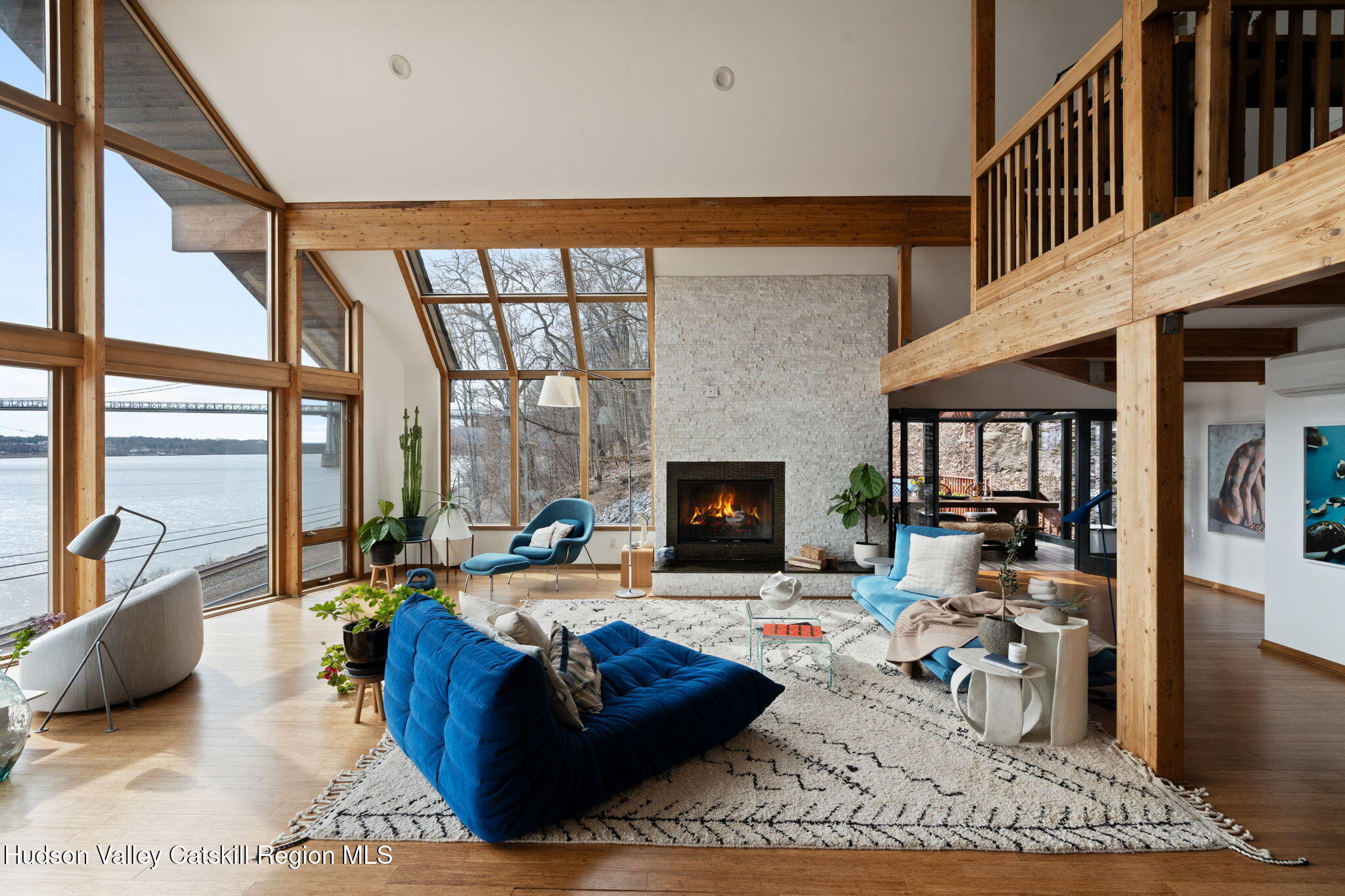 15 Oakes Road Highland, NY 12528 - Photo 6 of 48 a living room with furniture large window and a fireplace