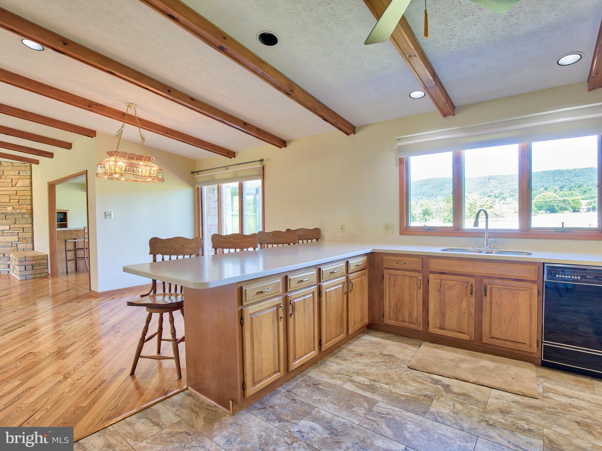 210 Hanging Tree Road Winchester, VA 22603 - Photo 11 of 50 Large Kitchen window showcase the beauty outside