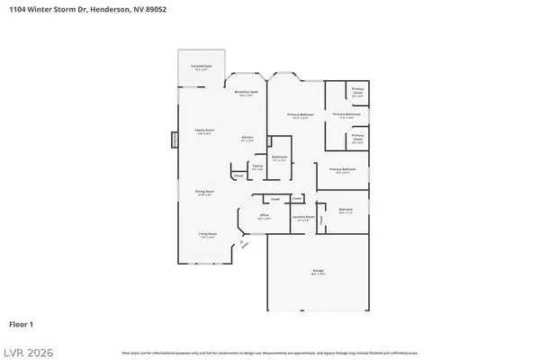 $699,000 | 1104 Winter Storm Drive, Henderson, NV 89052