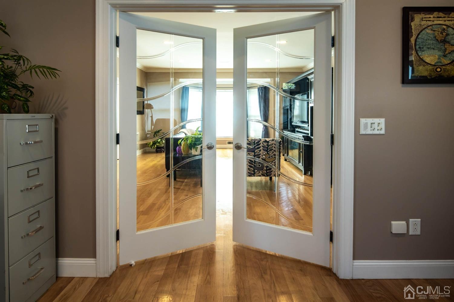 329 Pleasant Valley Road Old Bridge, NJ 08857 - Photo 36 of 75 French doors from library to formal living room.