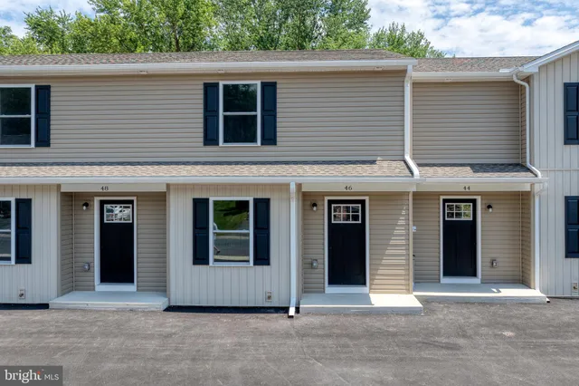 a view of a house with a door