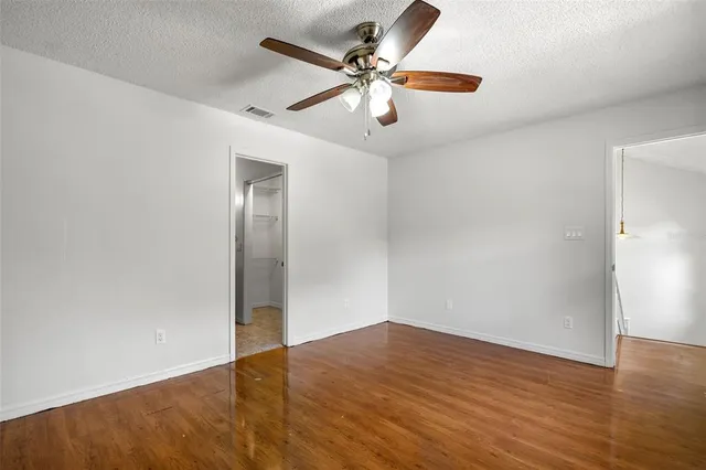 wooden floor in an empty room