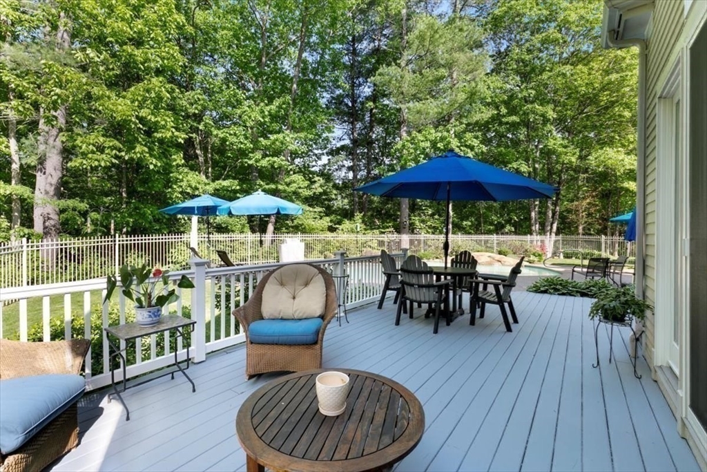 9 Perley Lane Boxford, MA 01921 - Photo 38 of 41 a view of balcony with outdoor seating and wooden floor