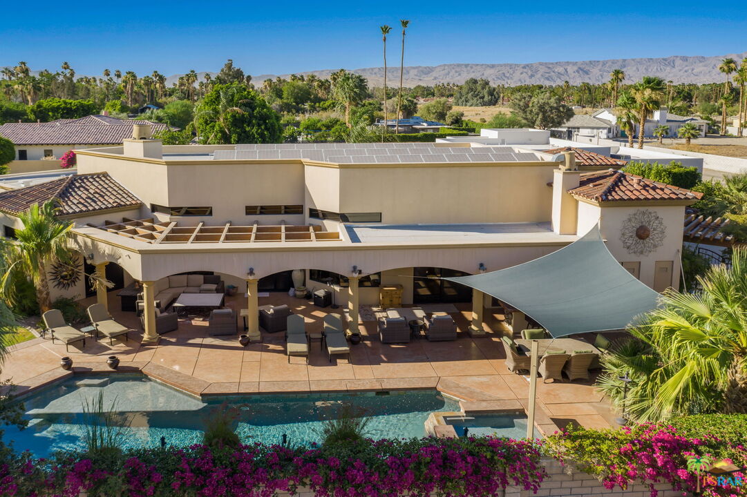 38851 Nielson Road Rancho Mirage, CA 92270 - Photo 18 of 50 an aerial view of a house with a garden view