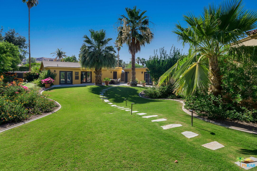 38851 Nielson Road Rancho Mirage, CA 92270 - Photo 27 of 50 a view of a house with a backyard