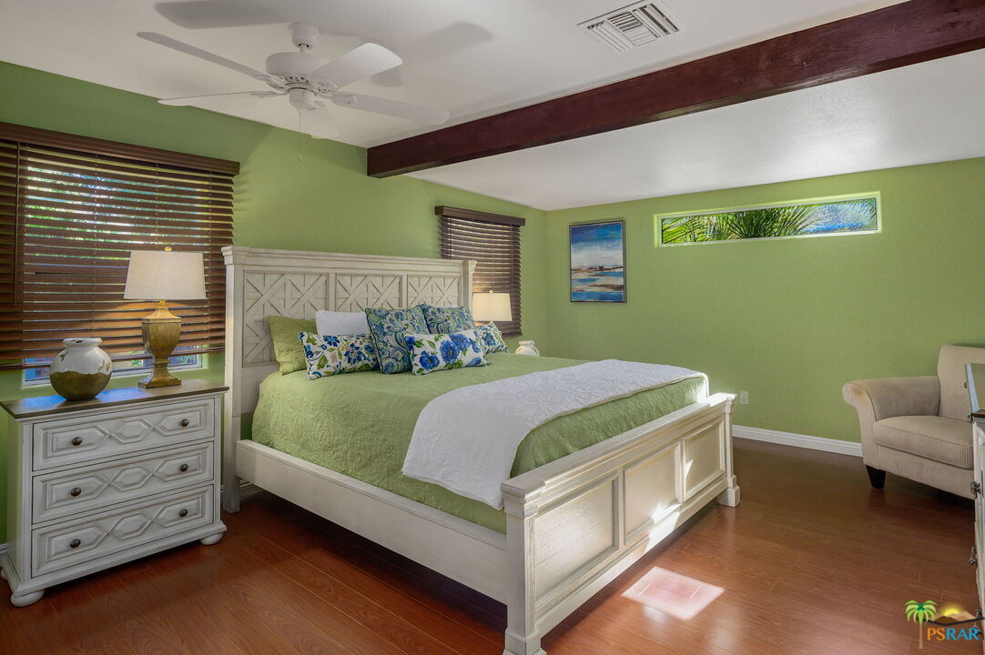 38851 Nielson Road Rancho Mirage, CA 92270 - Photo 39 of 50 a bed room with a bed and a window