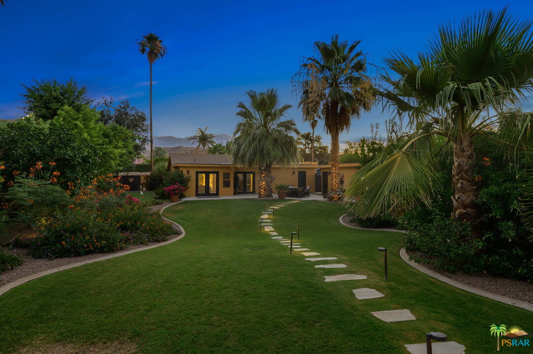 38851 Nielson Road Rancho Mirage, CA 92270 - Photo 48 of 50 a view of a house with a backyard
