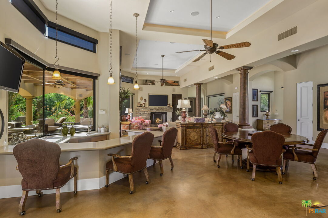 38851 Nielson Road Rancho Mirage, CA 92270 - Photo 6 of 50 a view of a dining room with furniture window and outside view