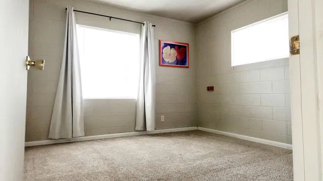 a view of an empty room
