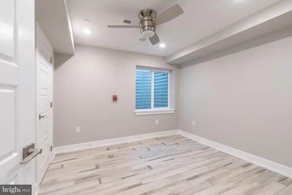 wooden floor in an empty room with wooden floor
