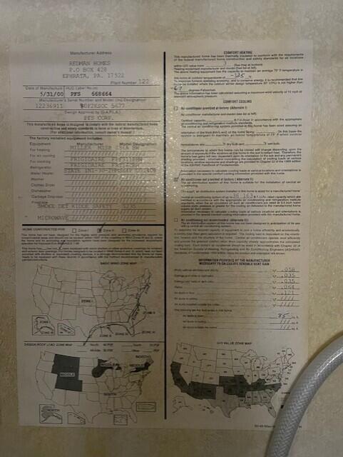 163 Blacks Woods Road Cherryfield, ME 04622 - Photo 14 of 14 HUD Sticker