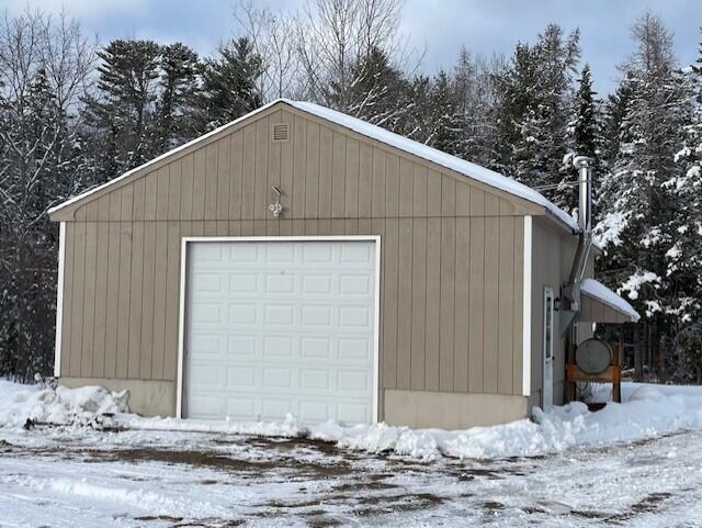 163 Blacks Woods Road Cherryfield, ME 04622 - Photo 5 of 14 Garage entrance
