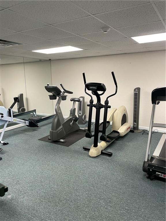 740 South Federal Highway, Unit 312 Pompano Beach, FL 33062 - Photo 29 of 43 a view of a room with gym equipment