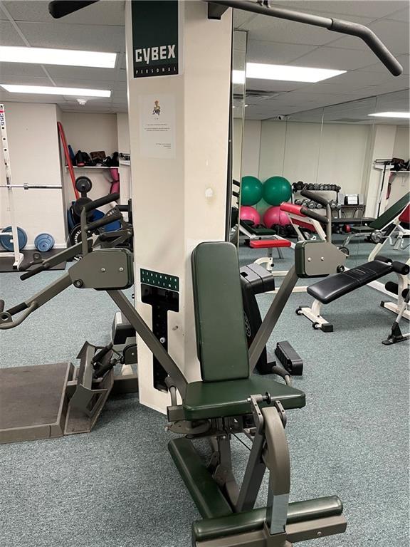 740 South Federal Highway, Unit 312 Pompano Beach, FL 33062 - Photo 30 of 43 a room with gym equipment