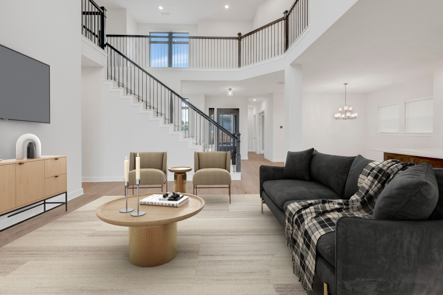 18019 Lobos Point Lane Conroe, TX 77302 - Photo 5 of 49 a living room with furniture and a table