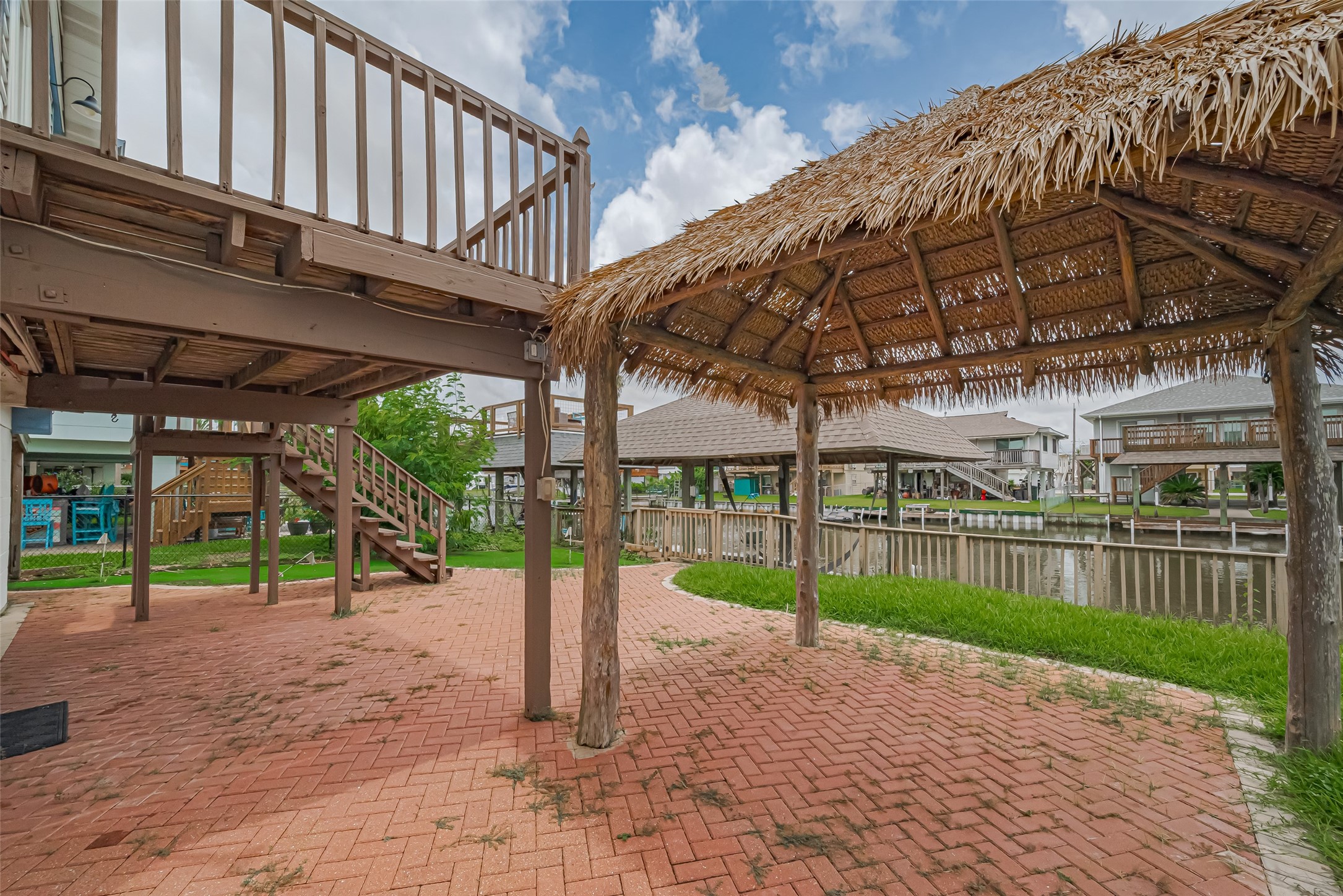 228 Barracuda Street Bayou Vista, TX 77563 - Photo 37 of 44 a view of a backyard with wooden fence