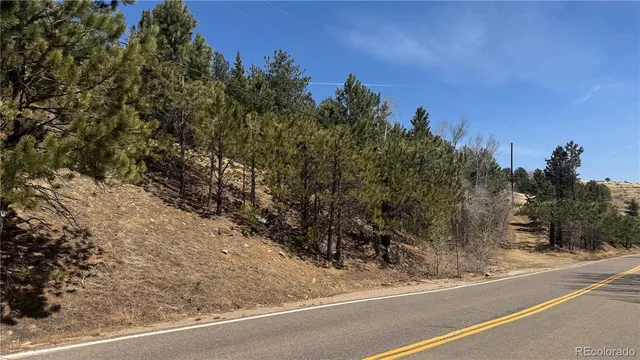 a view of a street from a window