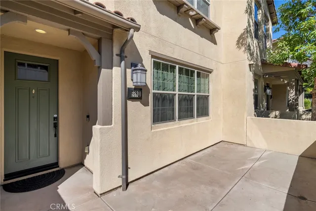 a view of front door and porch