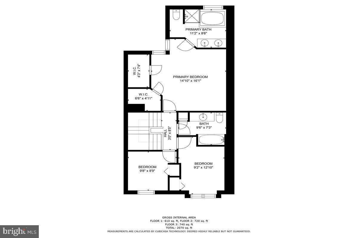 5032 Finsbury Road Rosedale, MD 21237 - Photo 38 of 40 Upper Level Floor Plans
