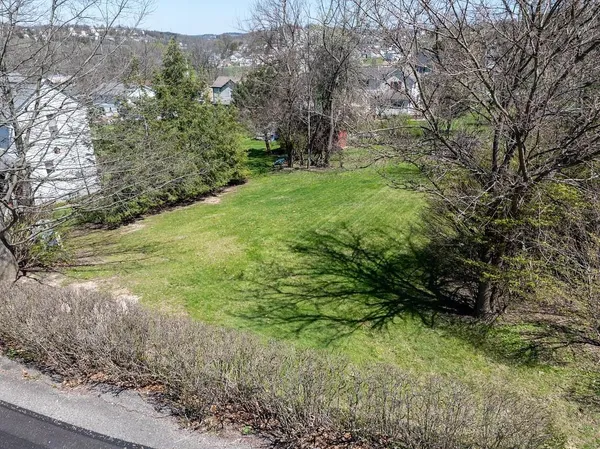 a big yard with lots of green space and bushes