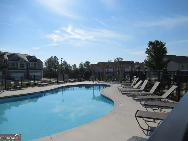 a view of deck with wooden floor