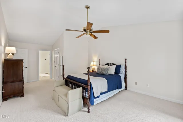 a view of a deck with chairs and wooden floor