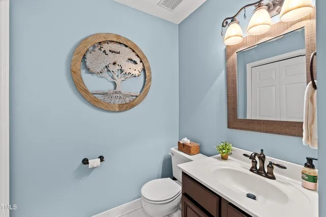 a view of a deck with a trees