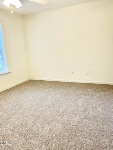 an empty room with an entryway