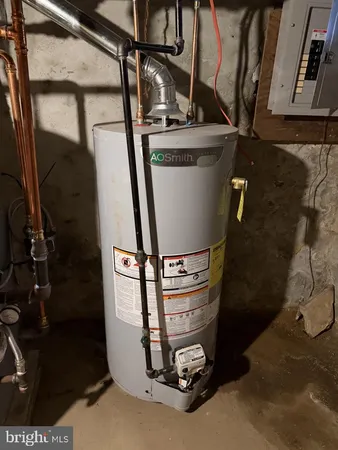 a view of storage and utility room