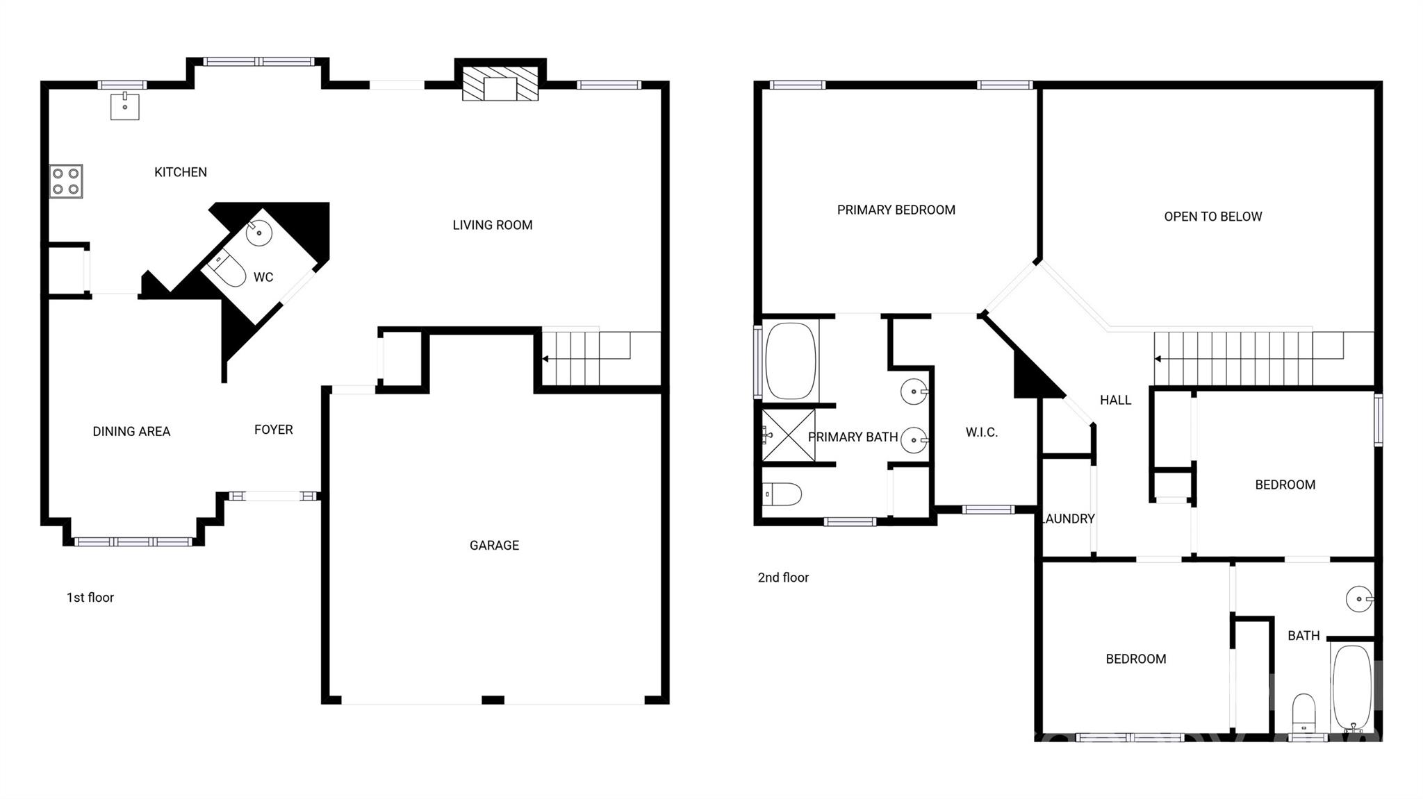 7423 Henderson Park Road Huntersville, NC 28078 - Photo 16 of 16 a picture of a floor plan