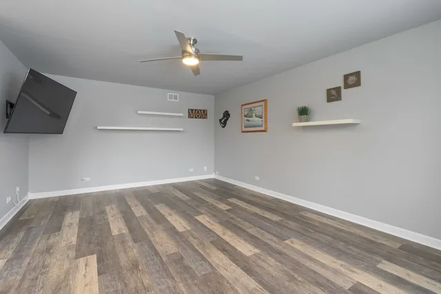 wooden floor in an empty room