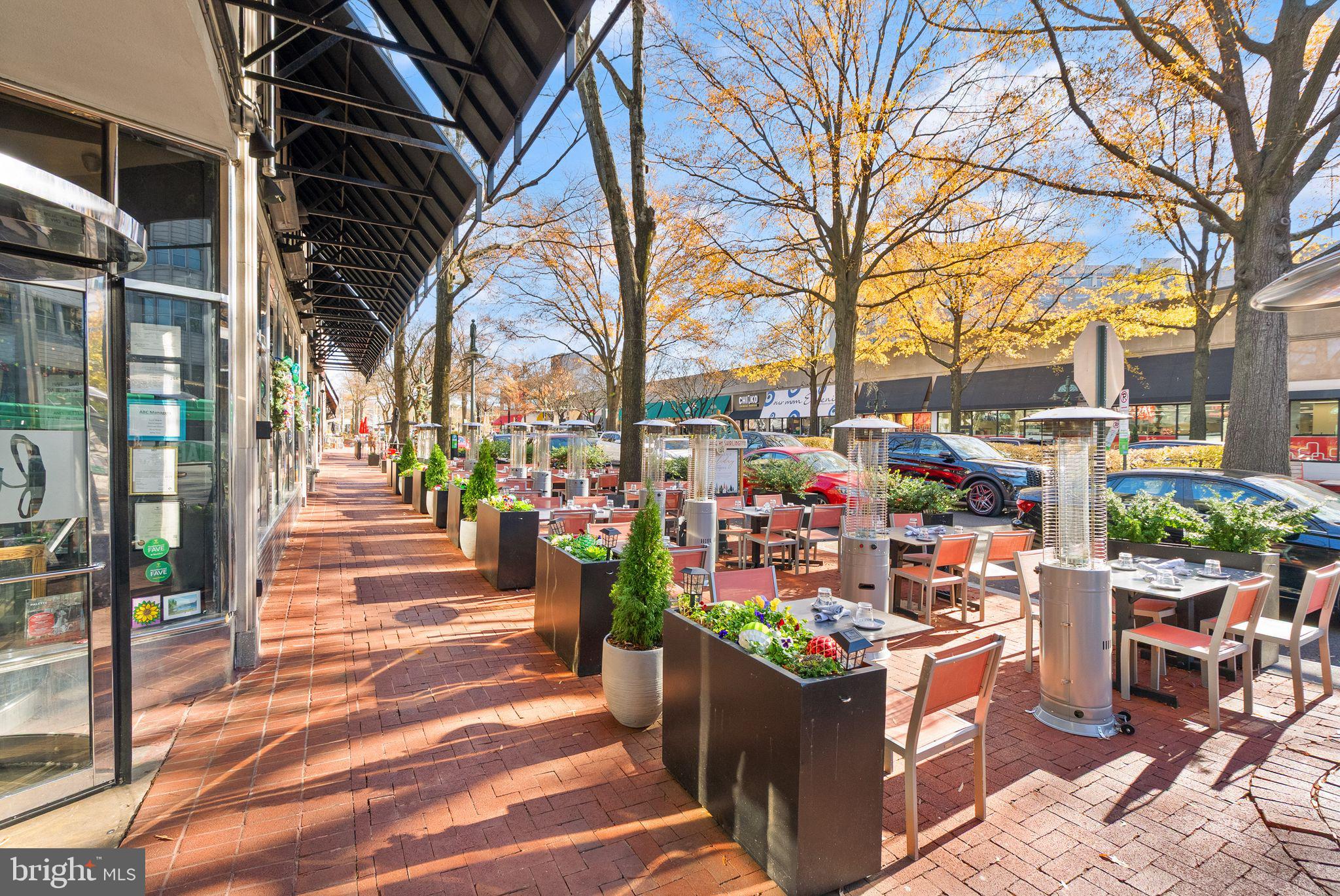 2592 South Arlington Mill Drive, Unit 7 Arlington, VA 22206 - Photo 41 of 44 a view of city with the shops and trees