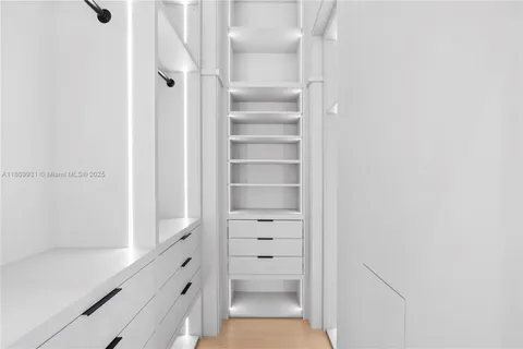 a view of walk in closet