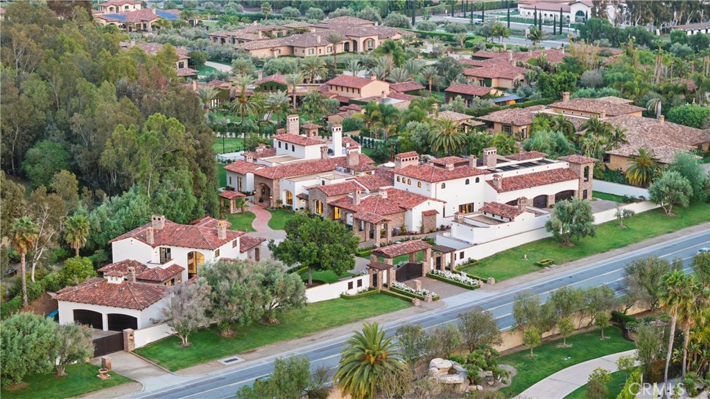 15931 Via De Santa Fe Rancho Santa Fe, CA 92067 - Photo 44 of 50 an aerial view of residential houses with outdoor space and street view