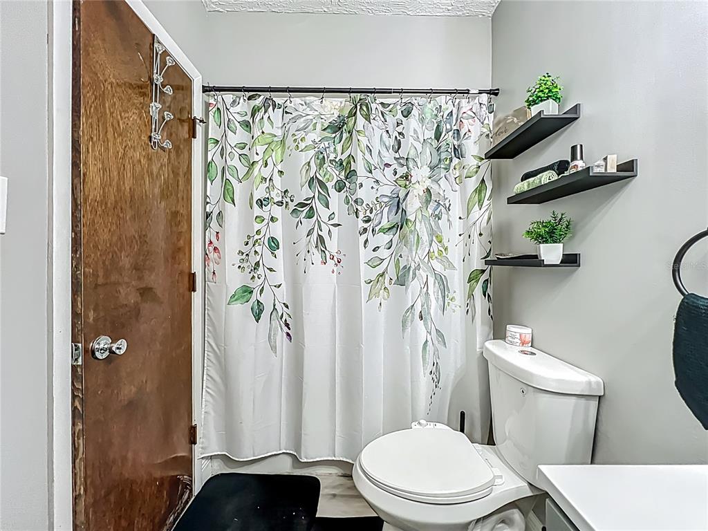 8016 Formby Street Riverview, FL 33578 - Photo 23 of 29 a white toilet sitting next to a shower curtain