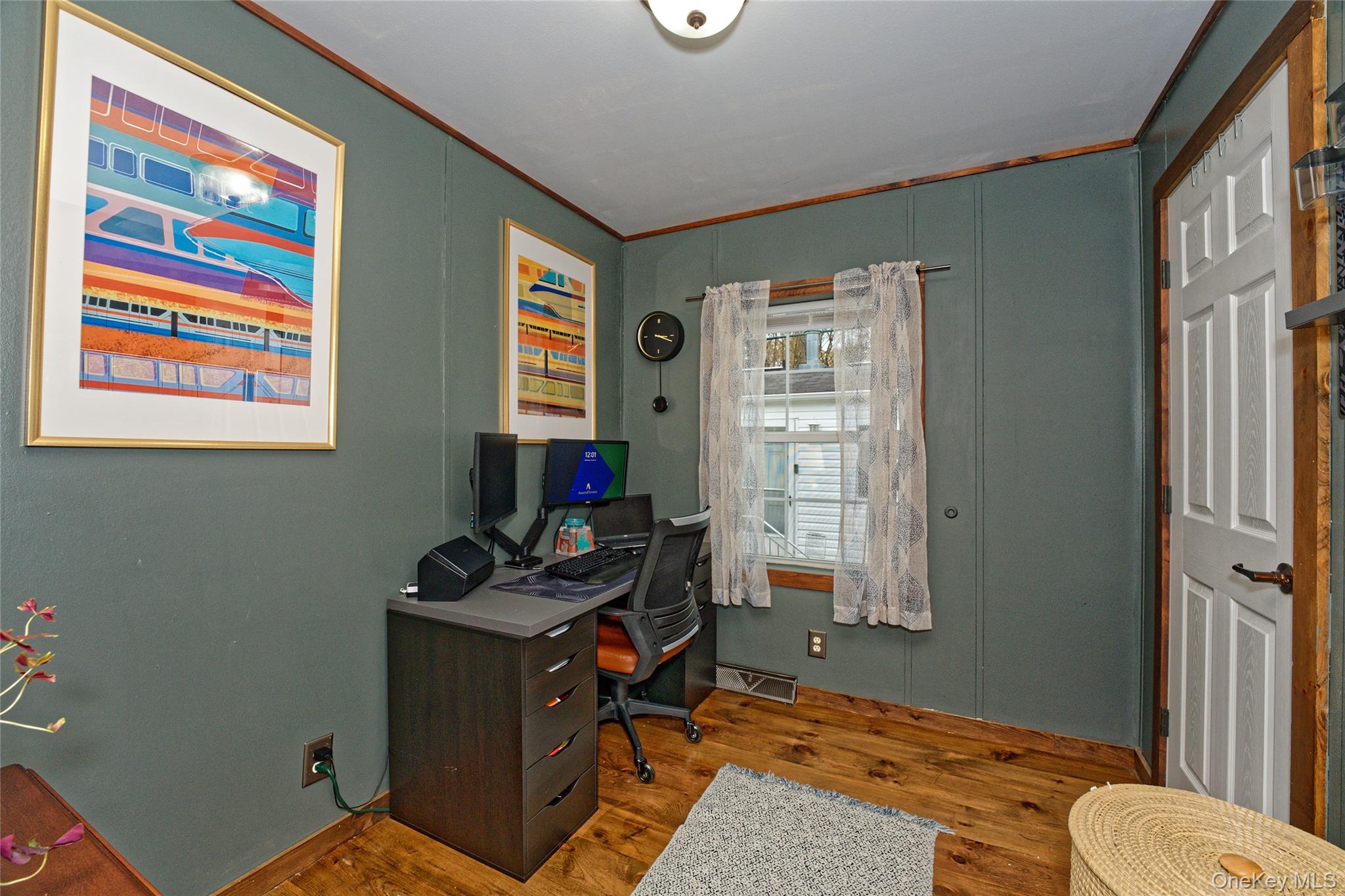 28 Matthew Drive Castleton-on-Hudson, NY 12033 - Photo 10 of 26 Office with wood finished floors and crown molding