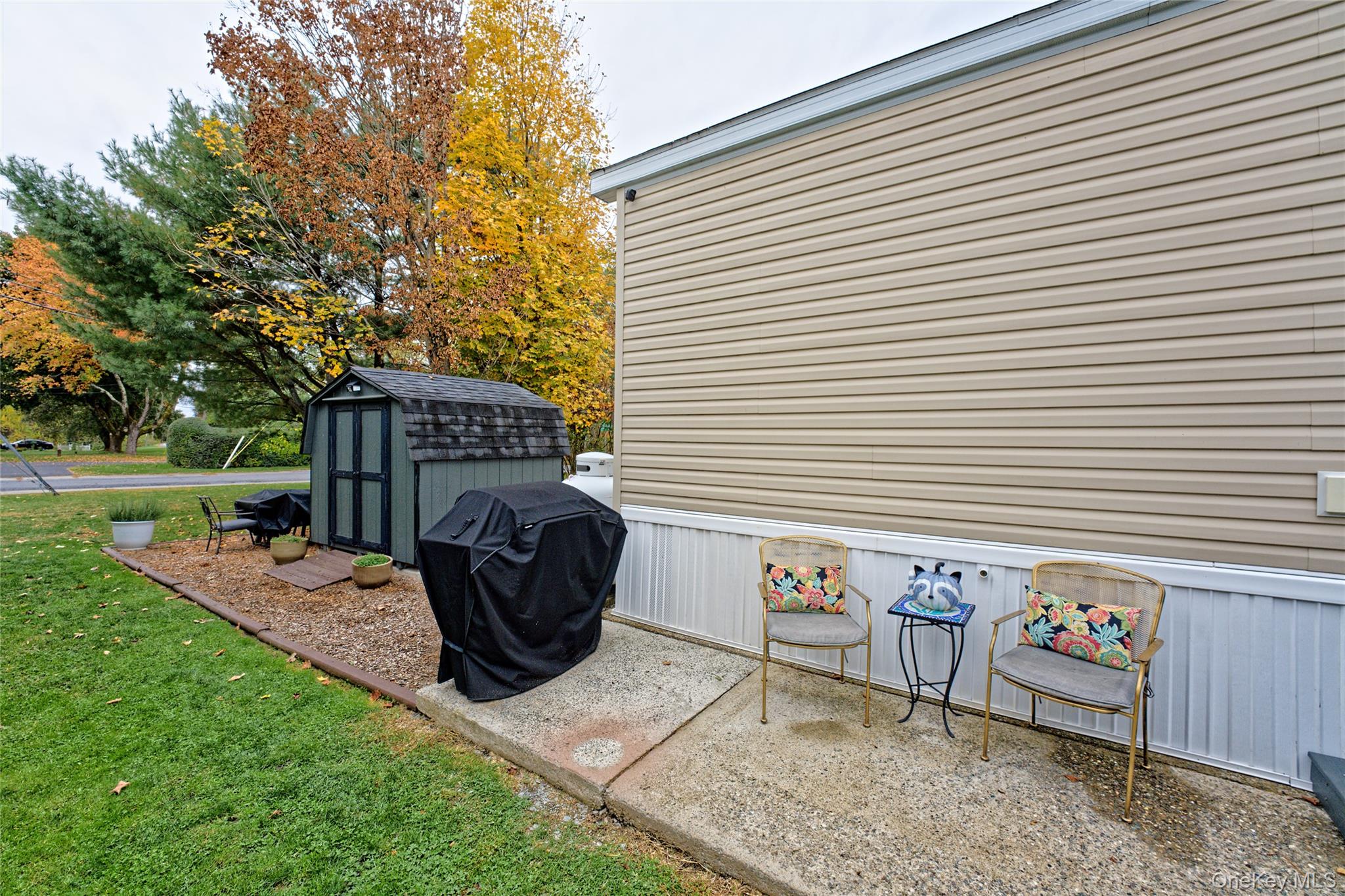 28 Matthew Drive Castleton-on-Hudson, NY 12033 - Photo 19 of 26 View of patio / terrace featuring a grill and a storage unit